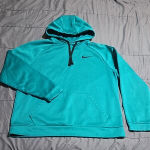 Nike Dry-Fit Teal Hoodie with Fleece Teal Lining